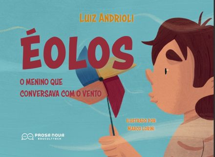 Capa de Éolos, o menino que conversava com o vento